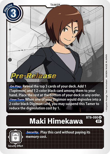 Maki Himekawa [BT9-090] [X Record Pre-Release Cards] Foil