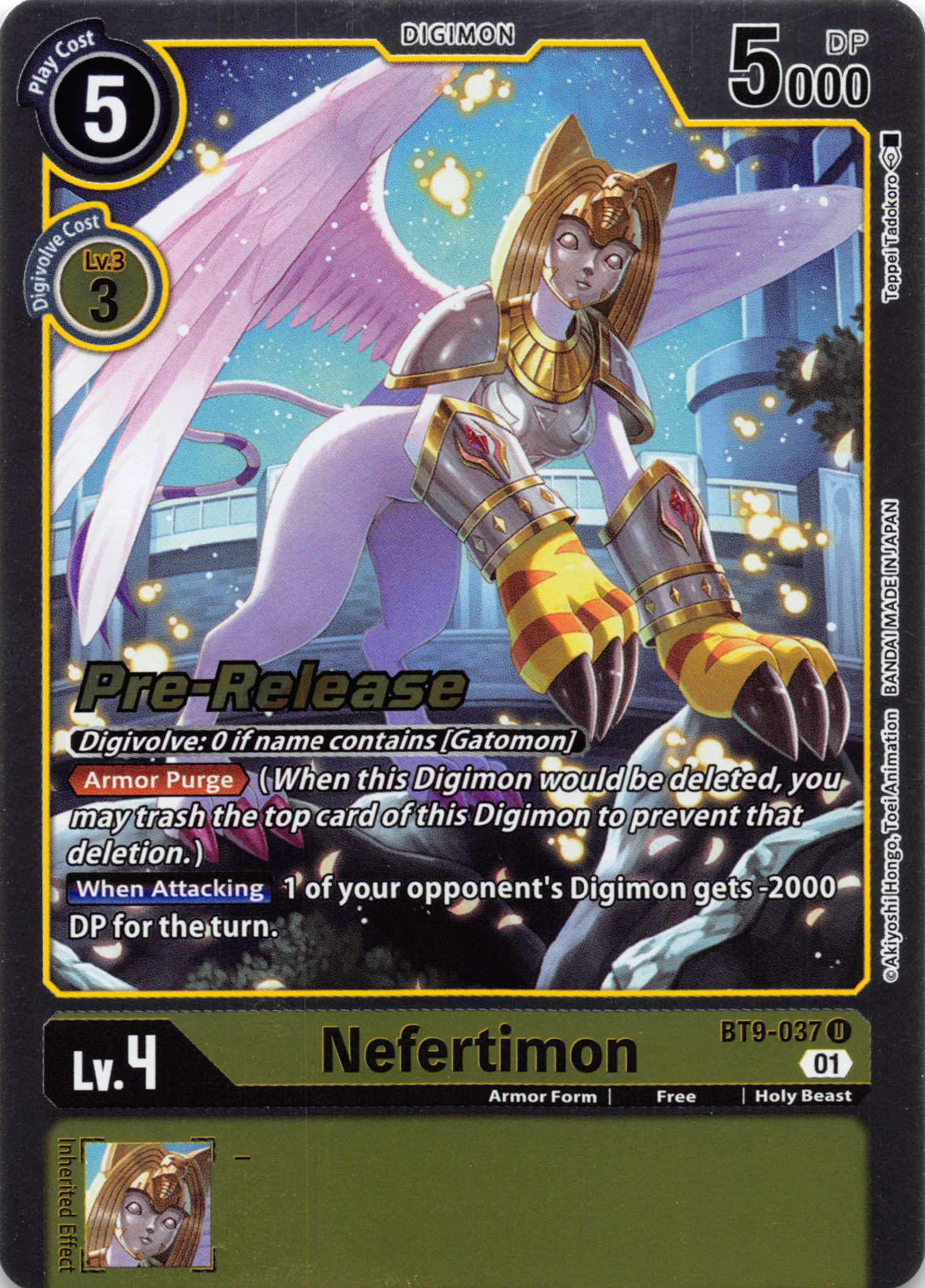 Nefertimon [BT9-037] [X Record Pre-Release Cards] Normal