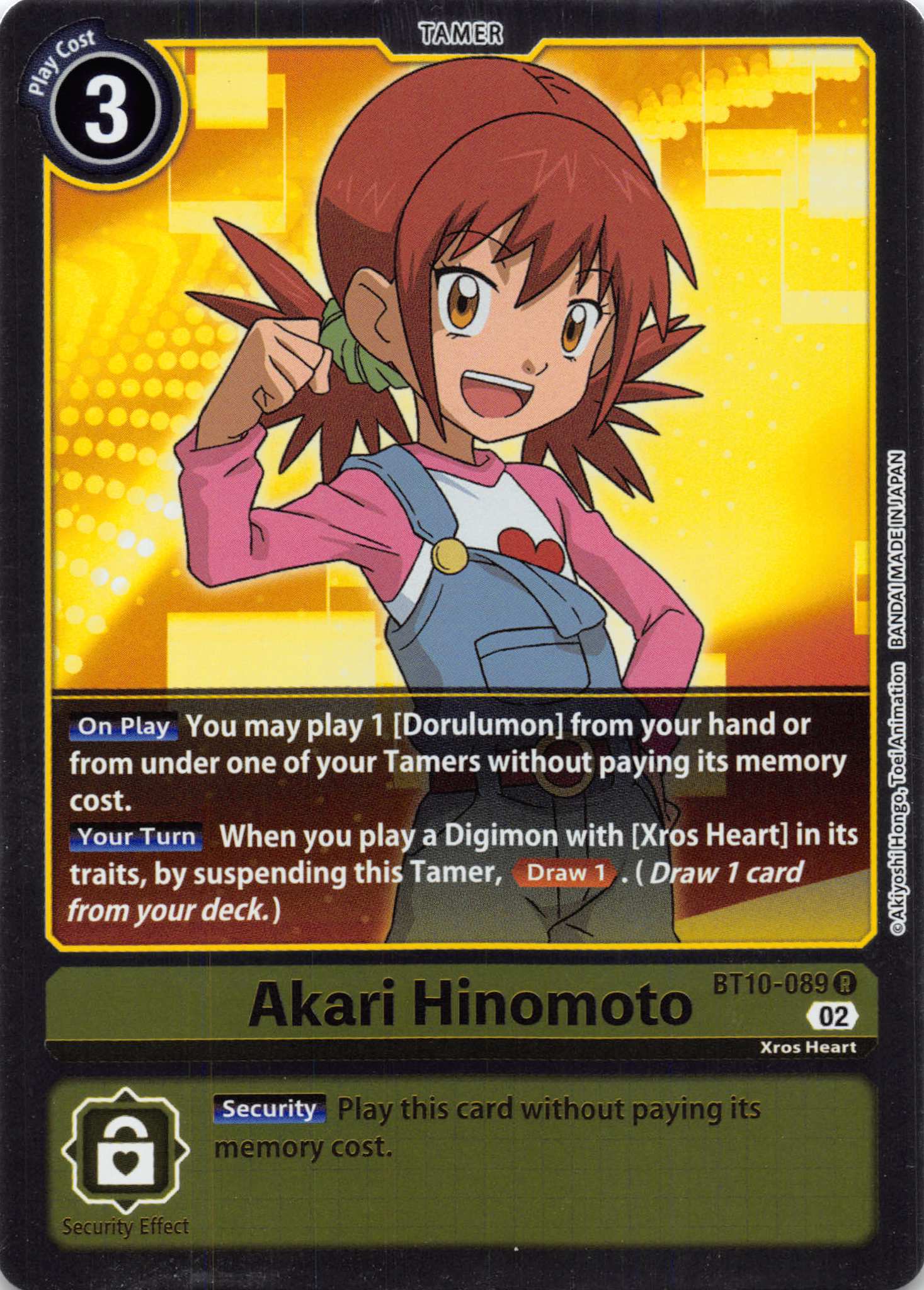 Akari Hinomoto [BT10-089] [Xros Encounter] Foil