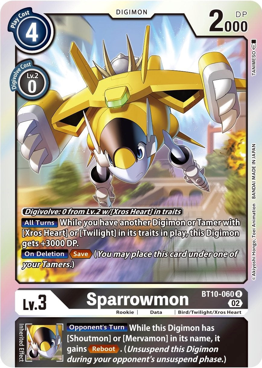 Sparrowmon [BT10-060] [Xros Encounter] Foil