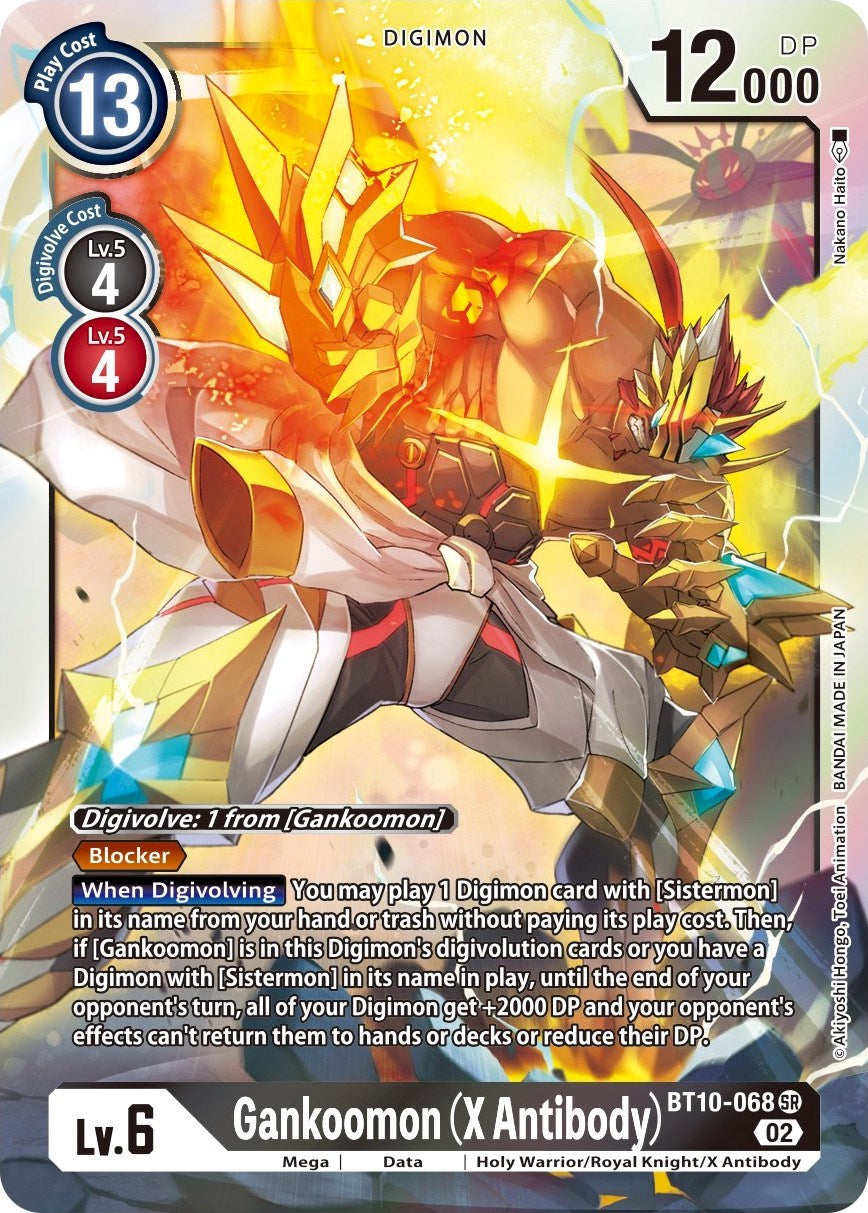 Gankoomon (X Antibody) [BT10-068] [Xros Encounter] Foil