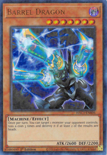 Barrel Dragon (Duel Terminal) [HAC1-EN006] Parallel Rare - Duel Kingdom