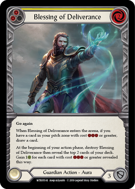 Blessing of Deliverance (Yellow) [WTR055-R] Alpha Print Normal - Duel Kingdom