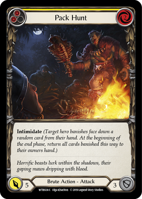 Pack Hunt (Yellow) [WTR024-C] Alpha Print Normal - Duel Kingdom