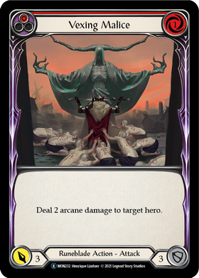 Vexing Malice (Red) [U-MON232] Unlimited Normal - Duel Kingdom