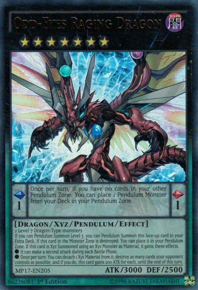 Odd-Eyes Raging Dragon [MP17-EN205] Ultra Rare - Duel Kingdom