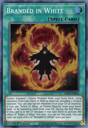 Branded in White [LIOV-EN055] Super Rare - Duel Kingdom