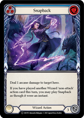 Snapback (Blue) [CRU176] Unlimited Normal - Duel Kingdom