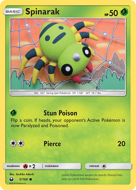 Spinarak (5/168) [Sun & Moon: Celestial Storm] - Duel Kingdom