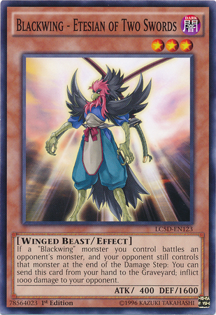 Blackwing - Etesian of Two Swords [LC5D-EN123] Common - Duel Kingdom