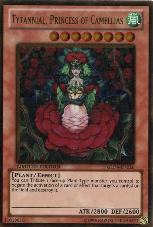 Tytannial, Princess of Camellias [GLD4-EN026] Gold Rare - Duel Kingdom