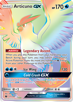 Articuno GX (171/168) [Sun & Moon: Celestial Storm] - Duel Kingdom