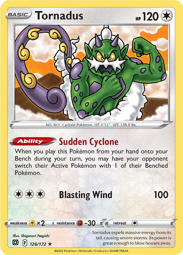 Tornadus (126/172) [Sword & Shield: Brilliant Stars] - Duel Kingdom