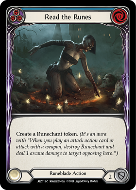 Read the Runes (Blue) [ARC111-C] 1st Edition Normal - Duel Kingdom