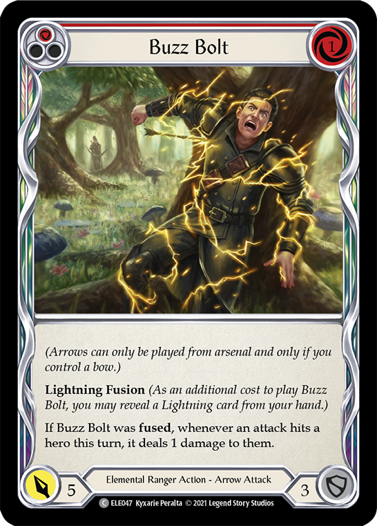 Buzz Bolt (Red) [ELE047] 1st Edition Normal - Duel Kingdom