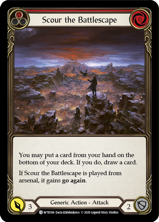 Scour the Battlescape (Red) [WTR194] Unlimited Normal - Duel Kingdom