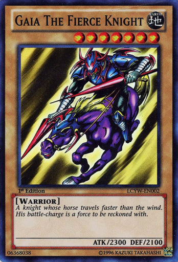 Gaia The Fierce Knight [LCYW-EN002] Super Rare - Duel Kingdom