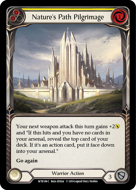 Nature's Path Pilgrimage (Yellow) [WTR148-C] Alpha Print Normal - Duel Kingdom
