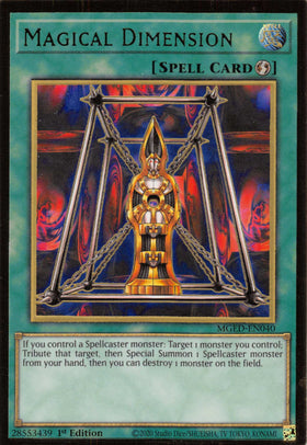 Magical Dimension [MGED-EN040] Gold Rare - Duel Kingdom