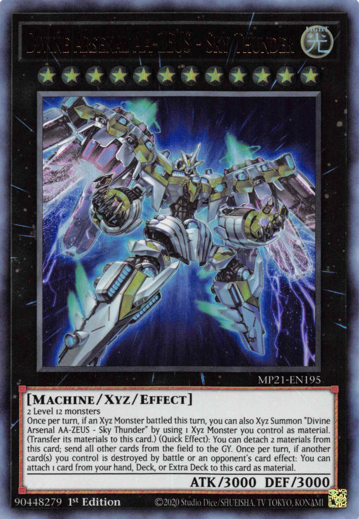 Divine Arsenal AA-ZEUS - Sky Thunder [MP21-EN195] Ultra Rare - Duel Kingdom