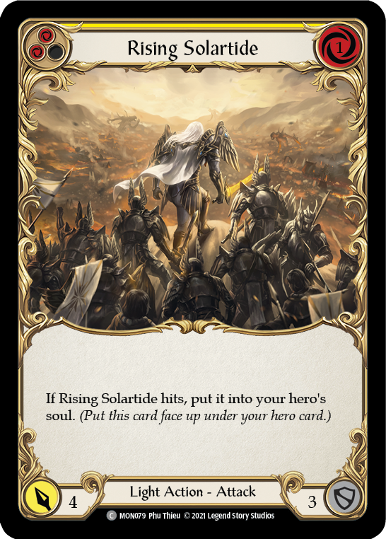 Rising Solartide (Yellow) [MON079] 1st Edition Normal - Duel Kingdom