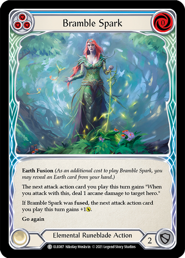 Bramble Spark (Blue) [ELE087] 1st Edition Normal - Duel Kingdom