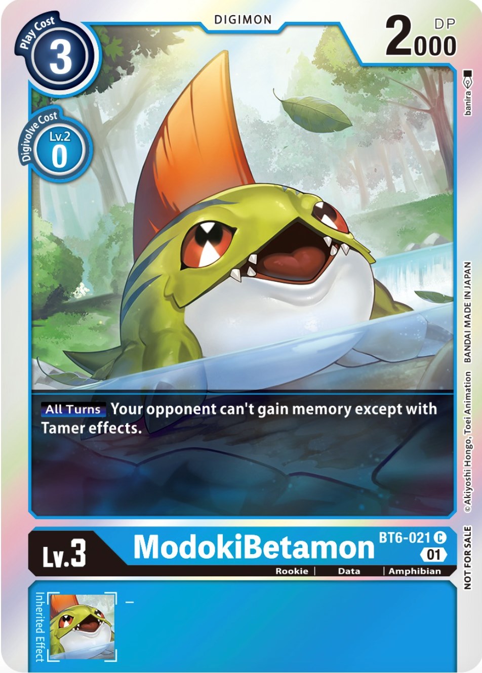 ModokiBetamon (Premium Deck Set Lucky Pack) [BT6-021] [Double Diamond] Foil