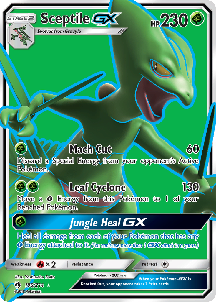 Sceptile GX (196/214) [Sun & Moon: Lost Thunder] - Duel Kingdom