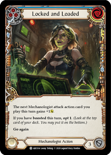 Locked and Loaded (Blue) [ARC034] Unlimited Normal - Duel Kingdom