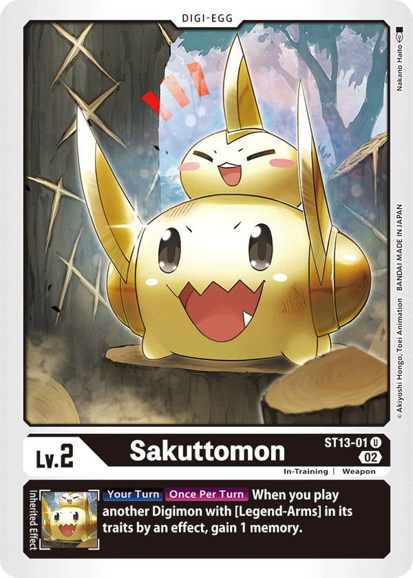 Sakuttomon [ST13-01] [Starter Deck 13: Ragnaloardmon] Normal