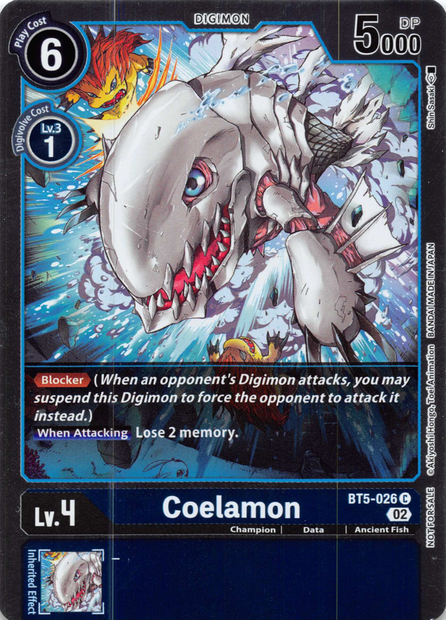 Coelamon (Official Tournament Pack Vol. 7) [BT5-026] [Battle of Omni] Foil