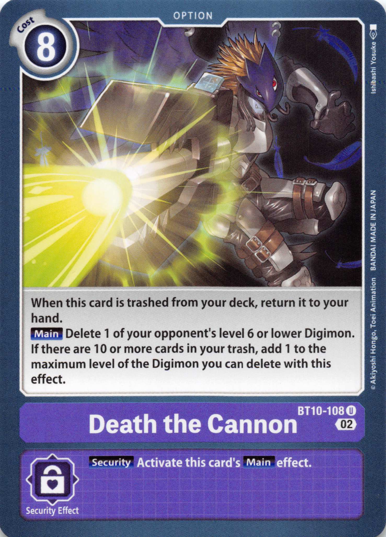 Death the Cannon [BT10-108] [Xros Encounter] Normal