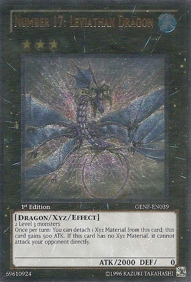 Number 17: Leviathan Dragon [GENF-EN039] Ultimate Rare - Duel Kingdom