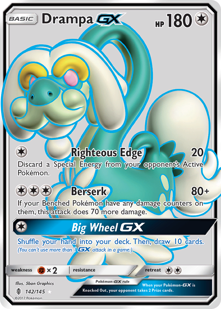 Drampa GX (142/145) [Sun & Moon: Guardians Rising] - Duel Kingdom