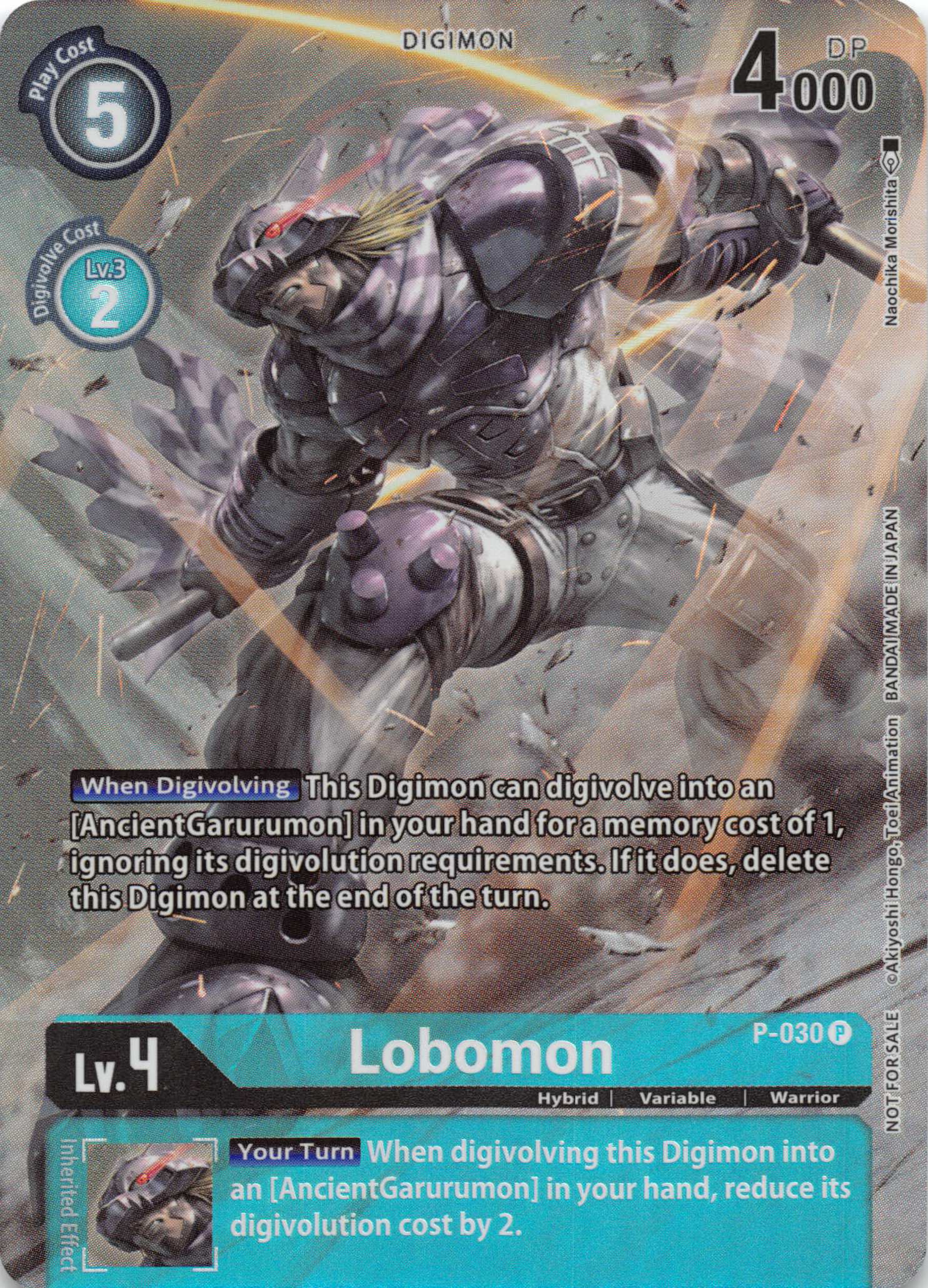 Lobomon - P-030 (2nd Anniversary Frontier Card) [P-030] [Digimon Promotion Cards] Foil