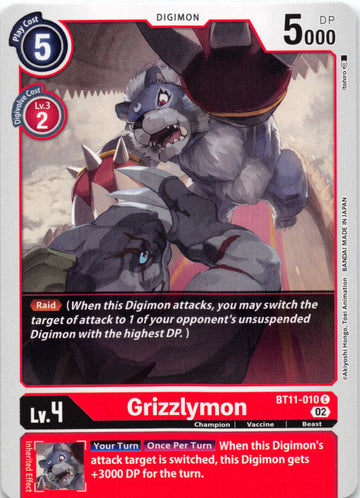 Grizzlymon [BT11-010] [Dimensional Phase] Foil