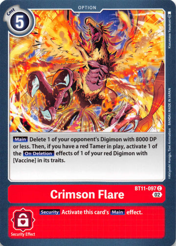 Crimson Flare [BT11-097] [Dimensional Phase] Foil