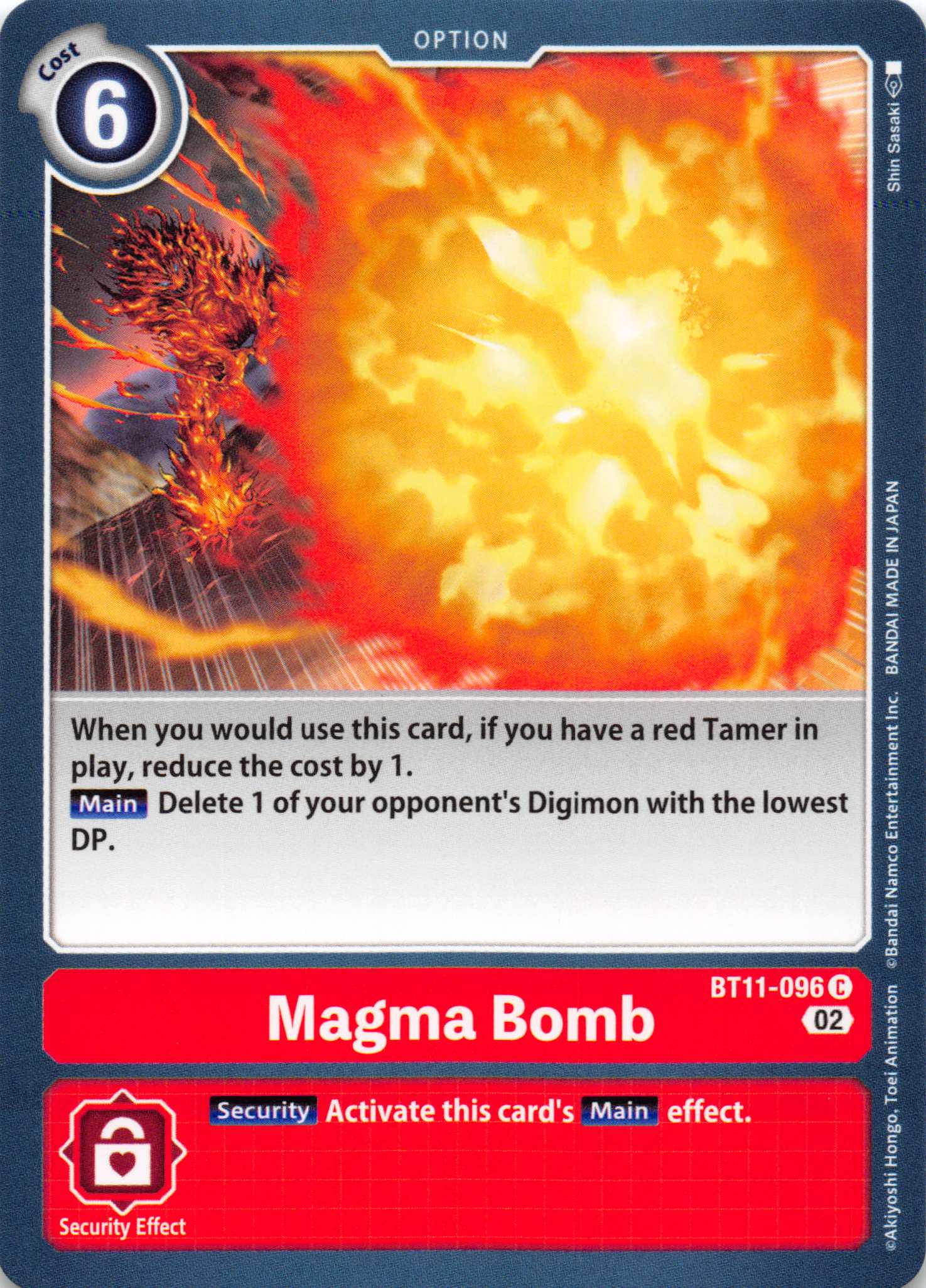 Magma Bomb [BT11-096] [Dimensional Phase] Foil