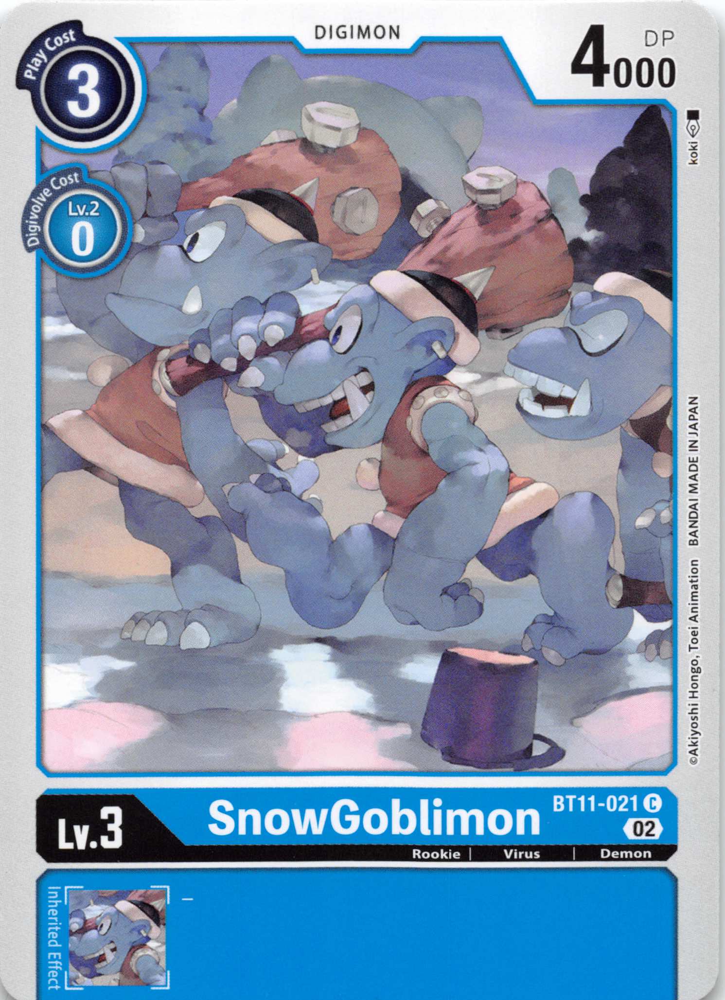 SnowGoblimon [BT11-021] [Dimensional Phase] Normal