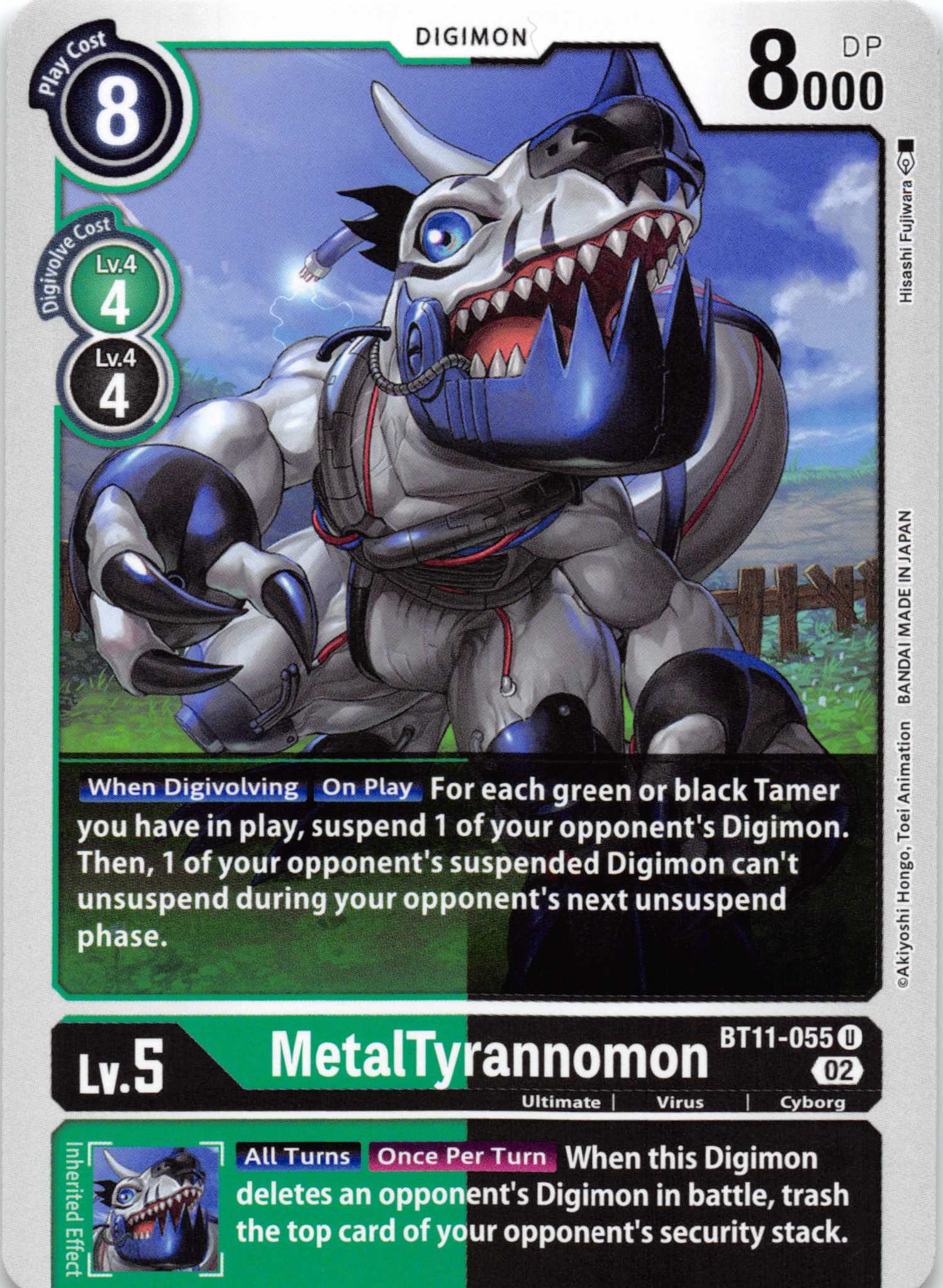 MetalTyrannomon [BT11-055] [Dimensional Phase] Normal