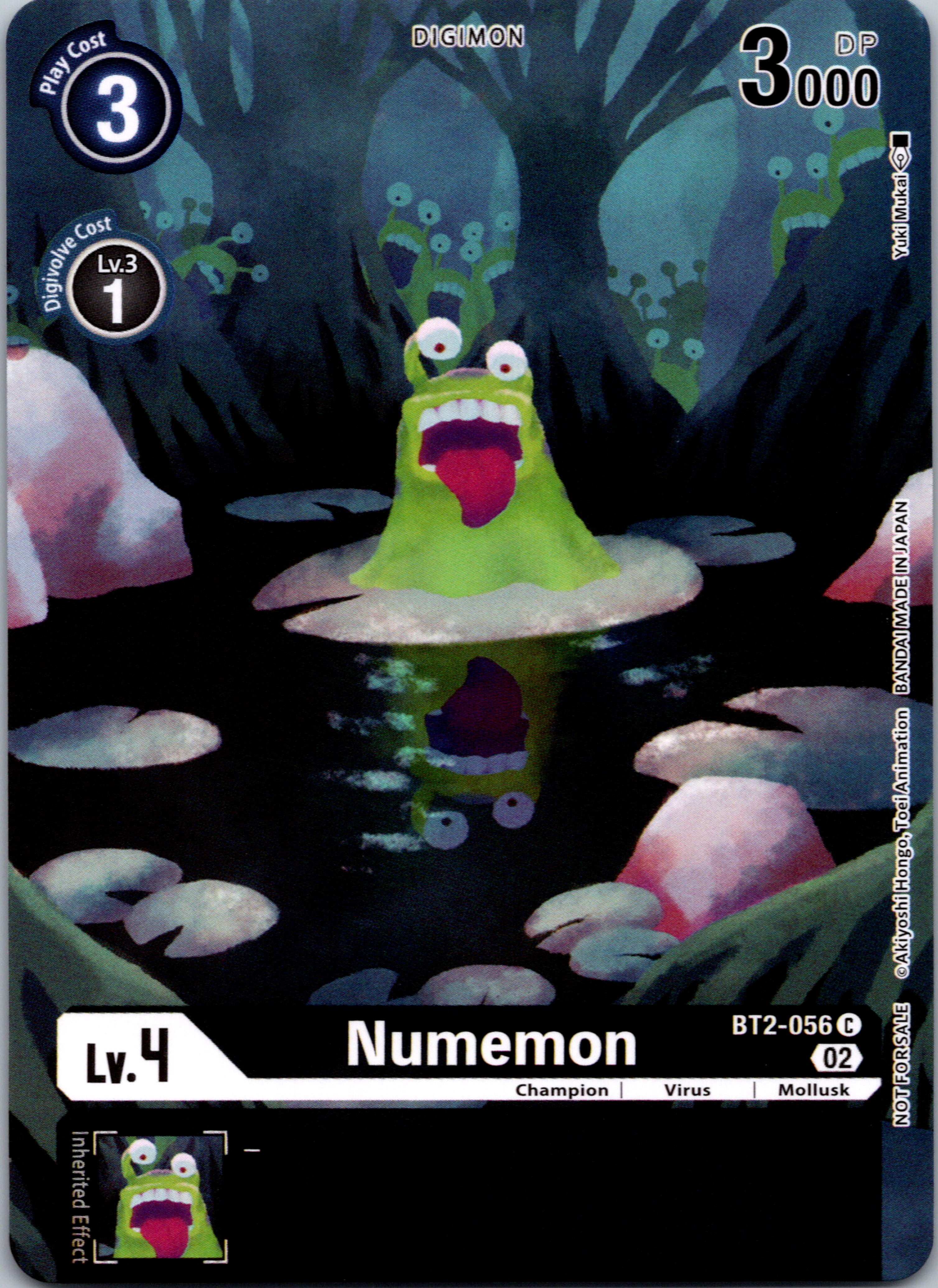 Numemon (Digimon Illustration Competition Pack 2022) [BT2-056] [Dimensional Phase] Normal