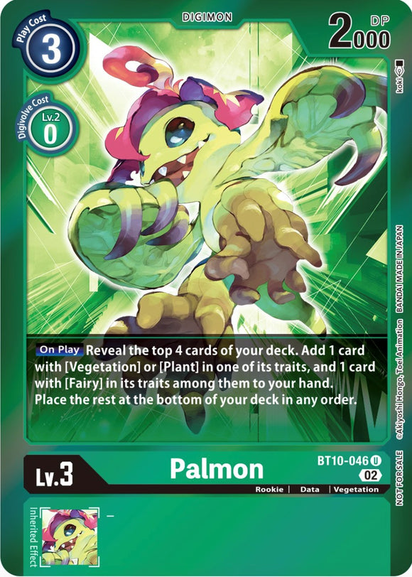 Palmon (Event Pack 4) [BT10-046] [Xros Encounter] Foil