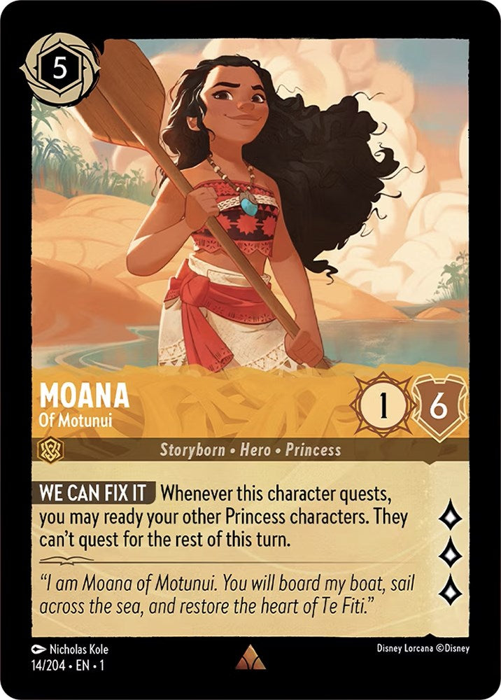 Moana - Of Motunui 14/204 (The First Chapter) Cold Foil