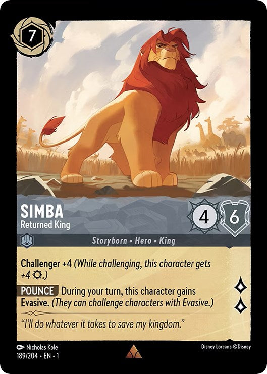 Simba - Returned King 189/204 (The First Chapter)