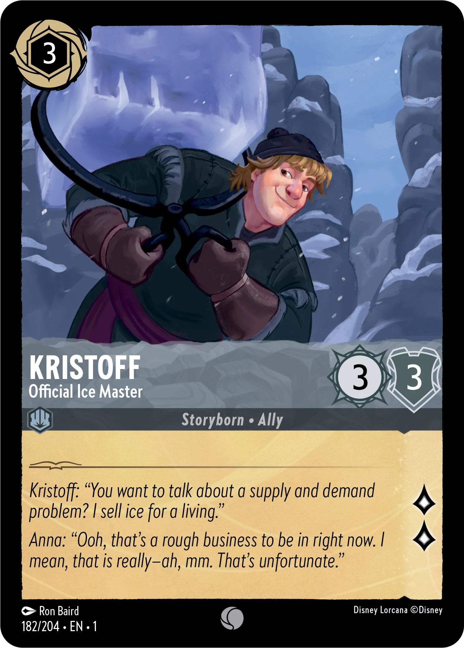 Kristoff - Official Ice Master 182/204 (The First Chapter)