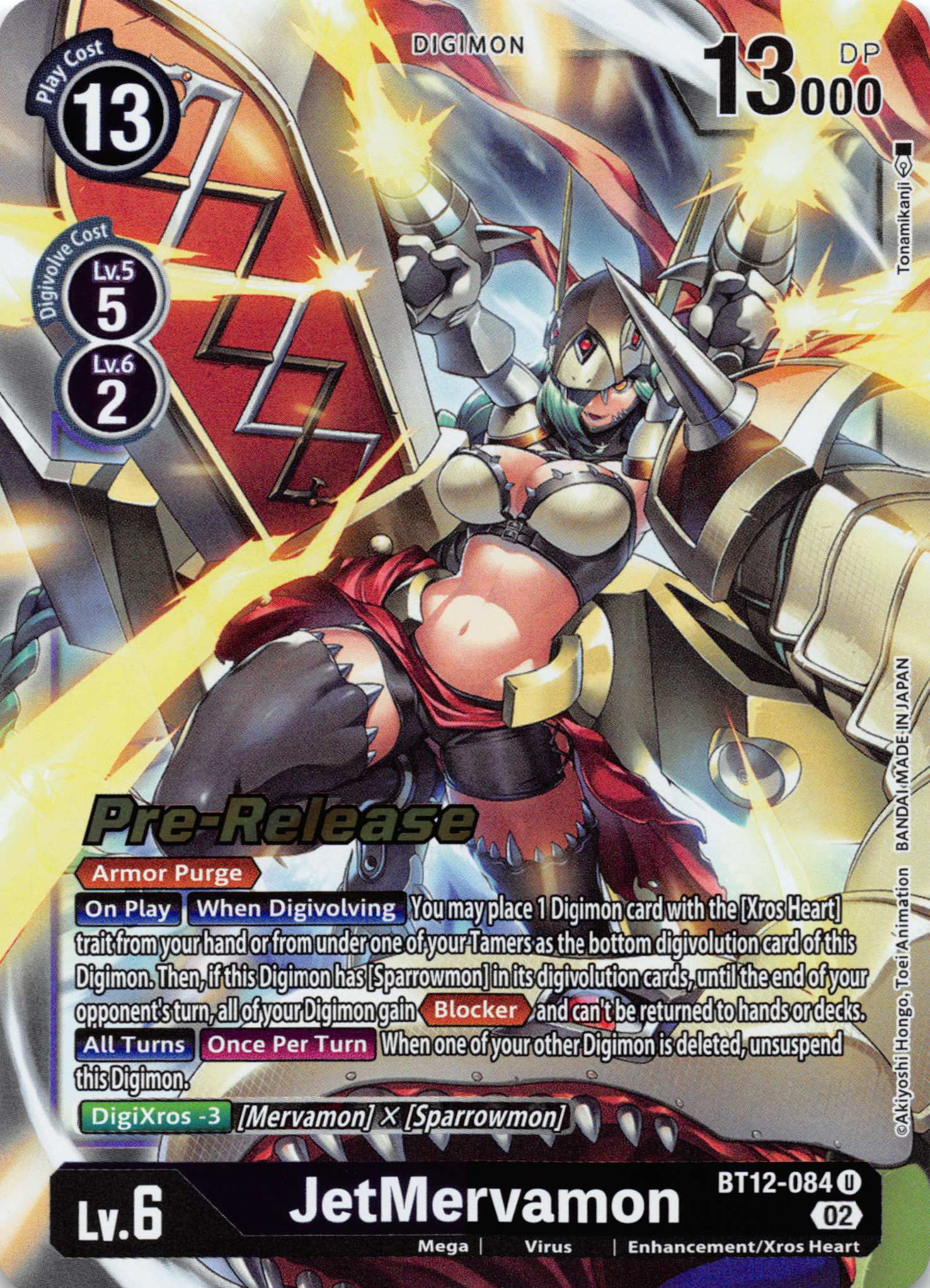 JetMervamon [BT12-084] [Across Time Pre-Release Cards] Foil