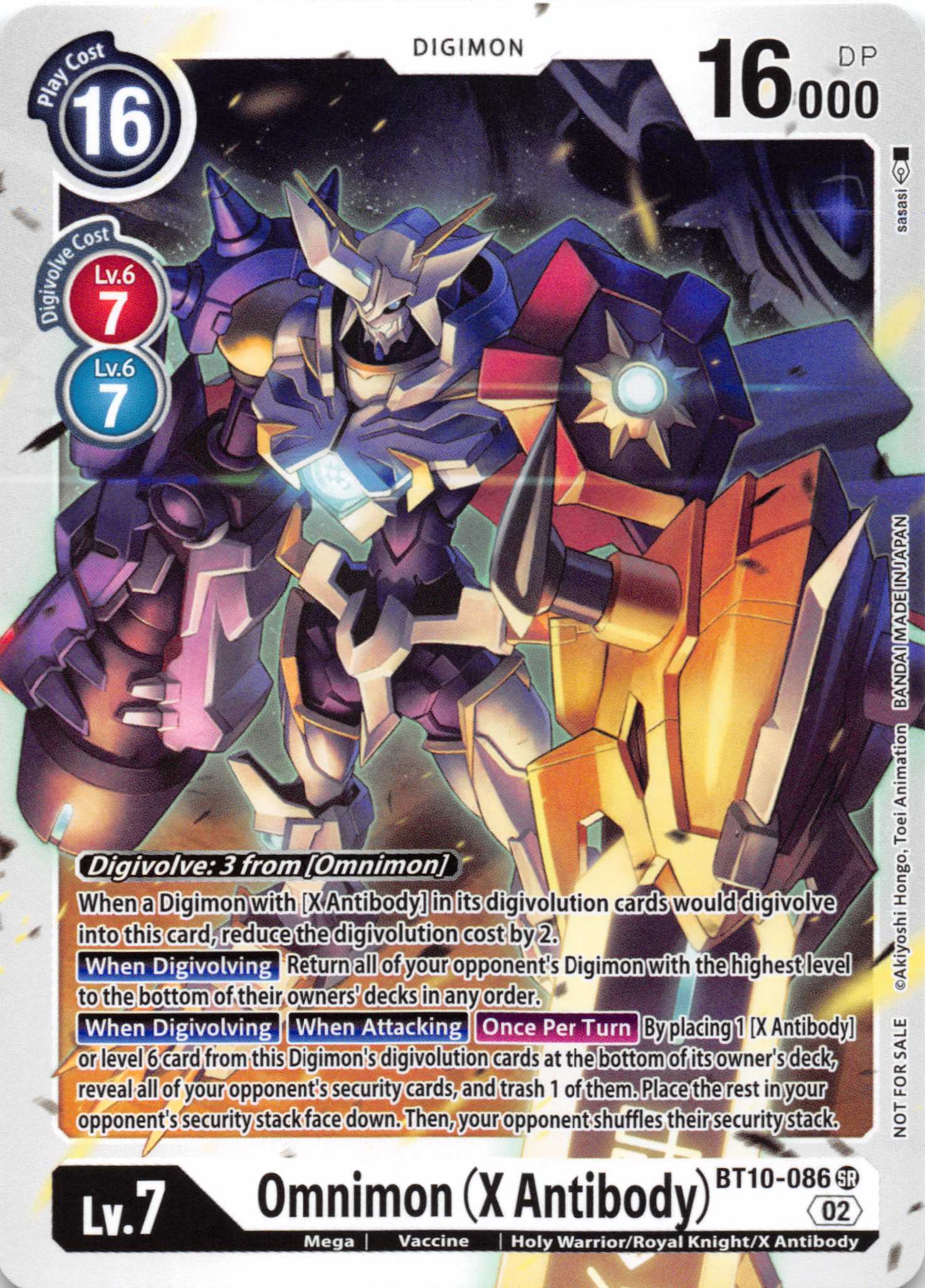 Omnimon (X Antibody) [BT10-086] [Revision Pack Cards] Normal