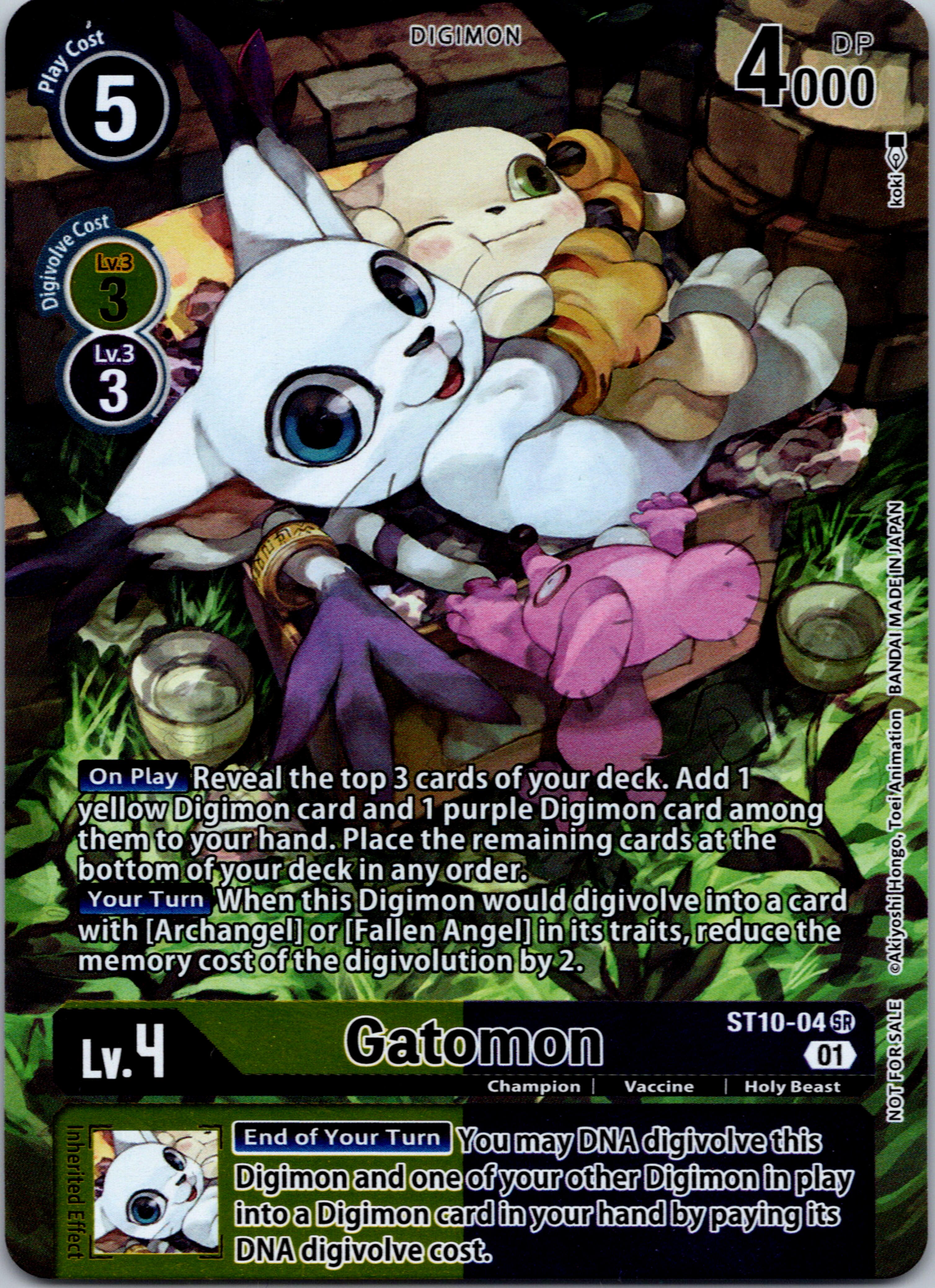 Gatomon (Official Tournament Pack Vol.9) [ST10-04] [Starter Deck 10: Parallel World Tactician] Foil