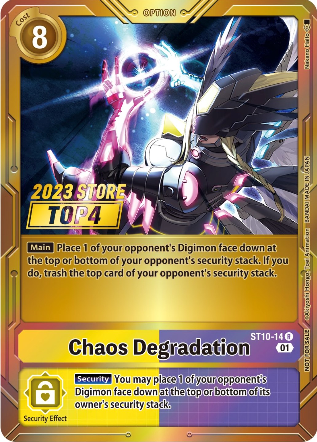 Chaos Degradation (2023 Store Top 4) [ST10-14] [Starter Deck 10: Parallel World Tactician] Foil