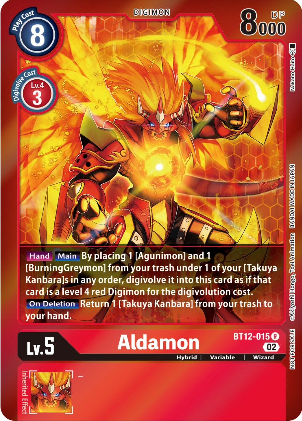 Aldamon (Tamer Party -Special-) [BT12-015] [Across Time] Foil